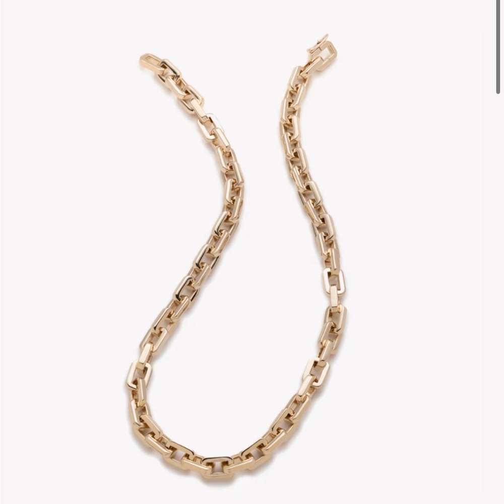 Eddie Borgo Supra Link Gold Chain Necklace NEW